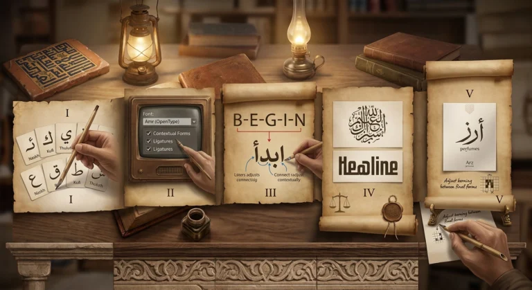 How To Use Arabic Fonts In Design Projects?