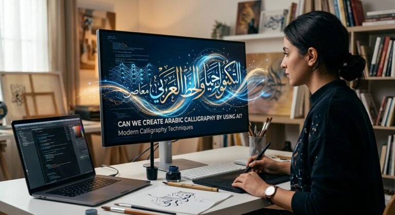 Can we create Arabic Calligraphy by using AI? – Modern Calligraphy Techniques