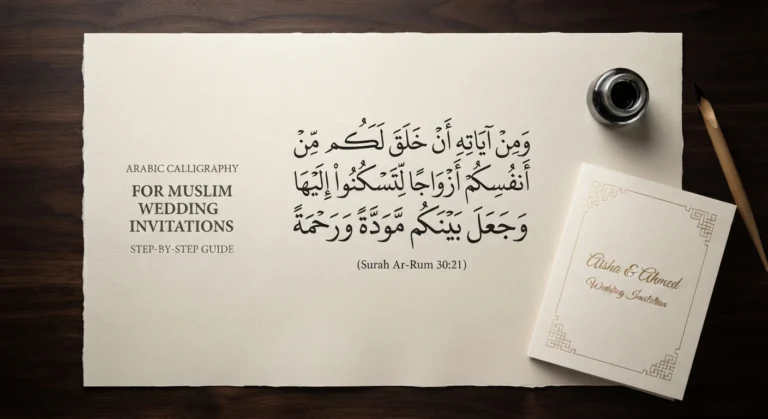 Muslim Wedding Invitation
