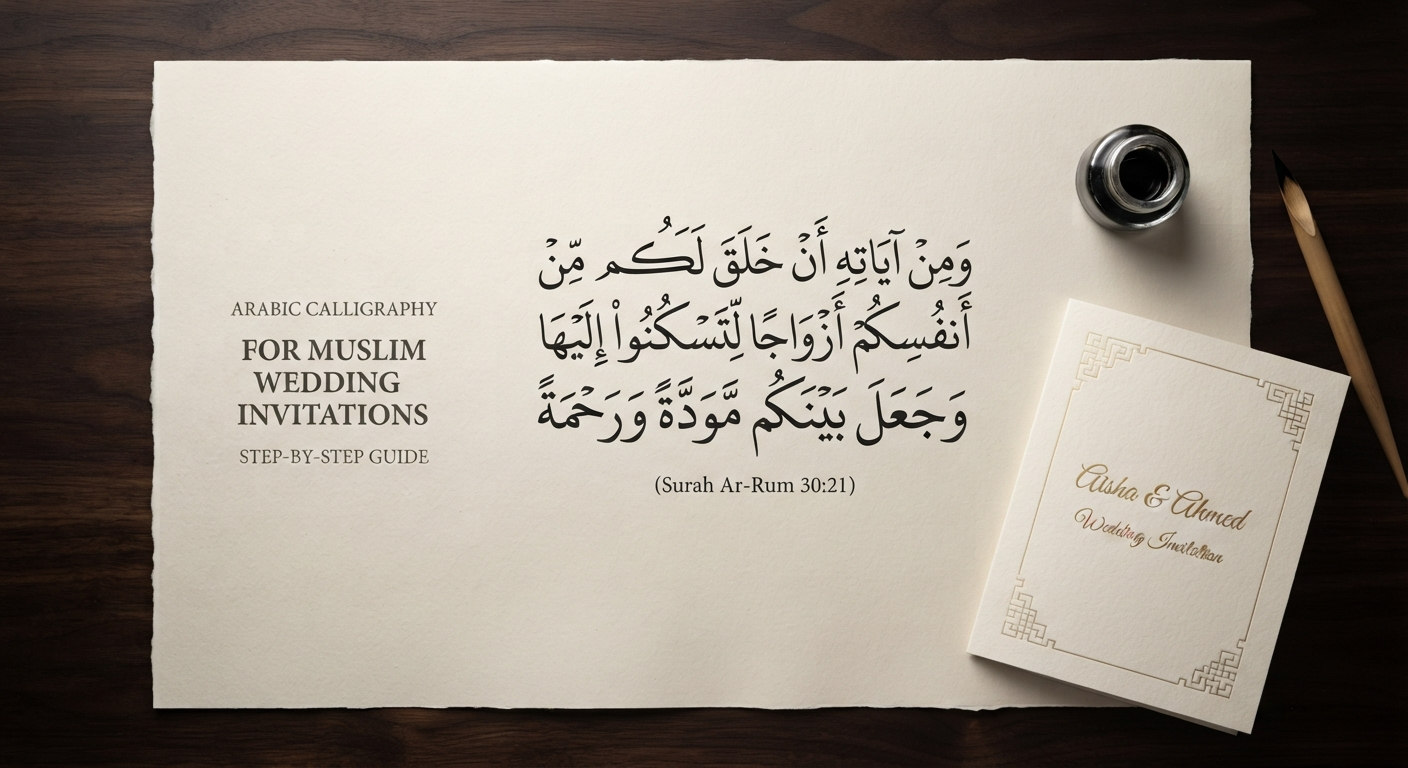Muslim Wedding Invitation